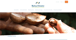 Desktop Screenshot of naturfinanz.de